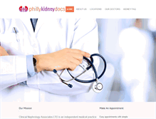 Tablet Screenshot of phillykidneydocs.com